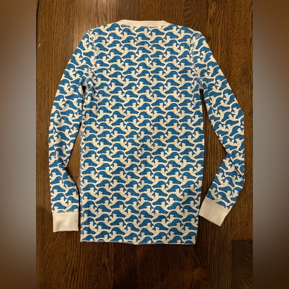 Roller Rabbit Pajama shirt 10 years blue seals - Picture 3 of 3